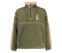 Pullover aus Faux Shearling