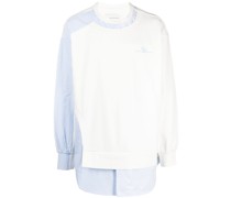 Sweatshirt im Patchwork-Look