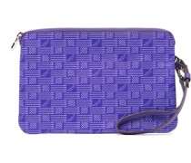 Clutch mit Monogrammmuster