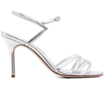 Sandalen im Metallic-Look