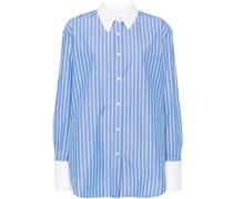 Salovas striped organic cotton shirt