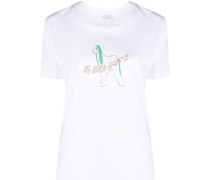 logo-print cotton T-shirt