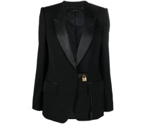 Blazer mit steigendem Revers