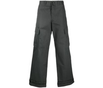 Cargohose mit Logo-Print