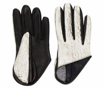 Handschuhe im Metallic-Look