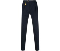 Schmale Bundfaltenhose