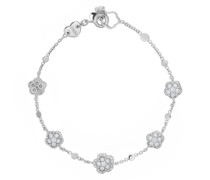 18kt Weißgoldarmband mit Diamanten