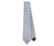 Gestreifte Krawatte aus Maulbeerseide