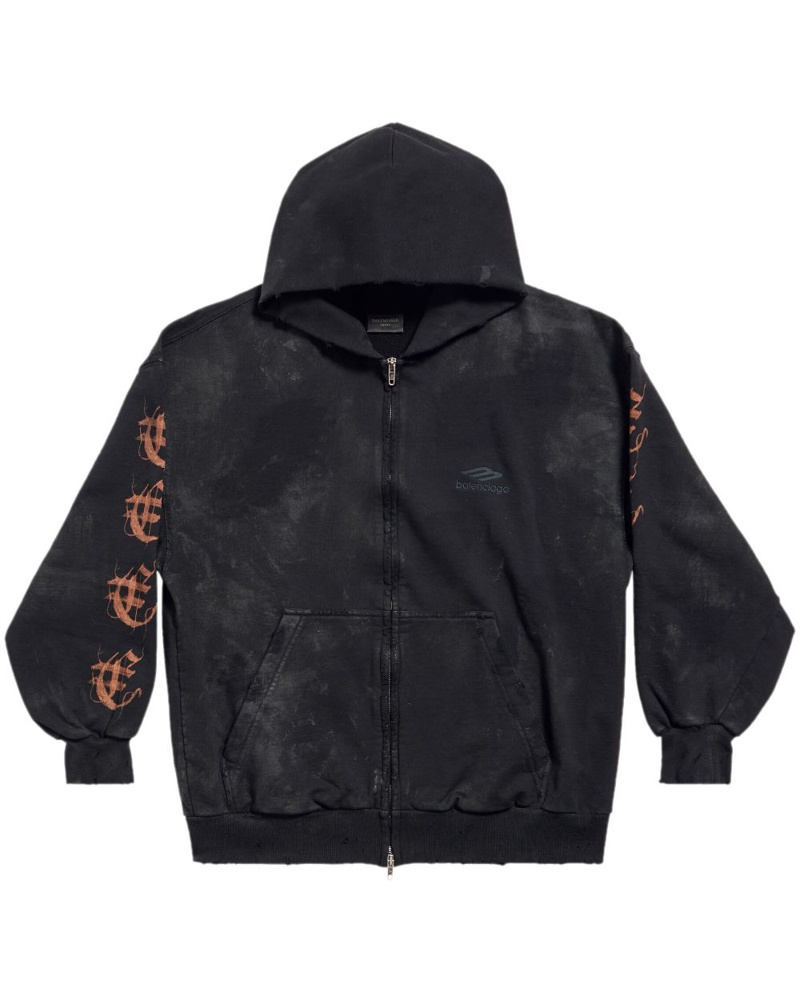 Balenciaga Damen Heavy Metal Kapuzenjacke