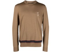 Pullover mit Logo-Stickerei