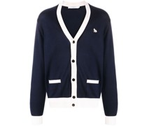 Cardigan mit Logo-Patch
