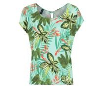 T-Shirt mit tropischem Print