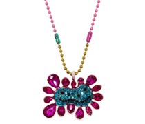 crystal-embellished pendant necklace