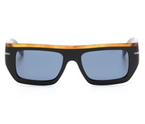Sonnenbrille mit eckigem Gestell