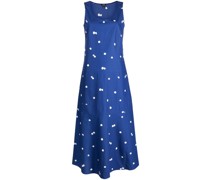 Gepunktetes Maxikleid