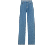 Gerade High-Waist-Jeans