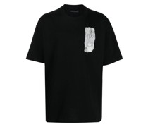 T-Shirt mit Flammen-Print