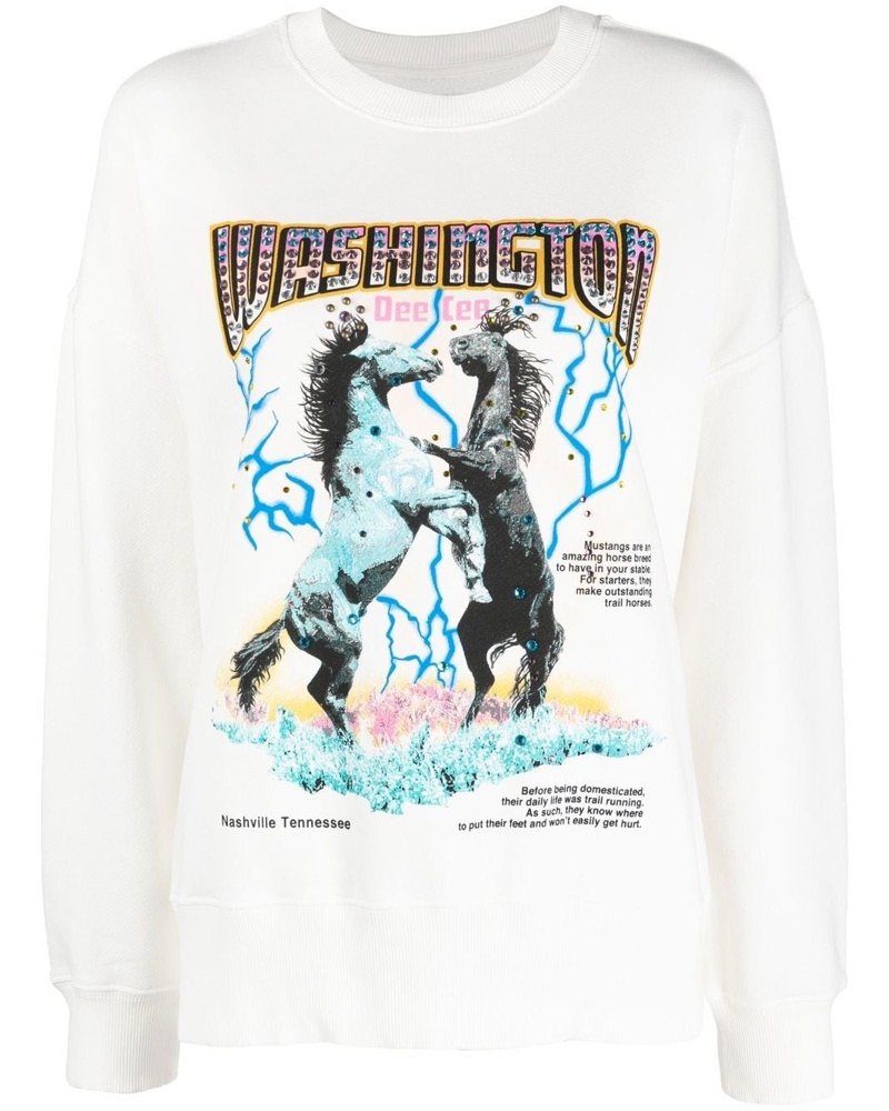 WASHINGTON DEE CEE Damen Sweatshirt mit grafischem Print