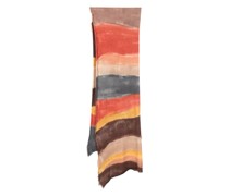 Schal mit abstraktem Print
