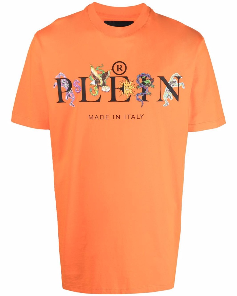 philipp plein t shirt orange