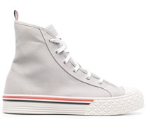 High-Top-Sneakers mit RWB-Streifen