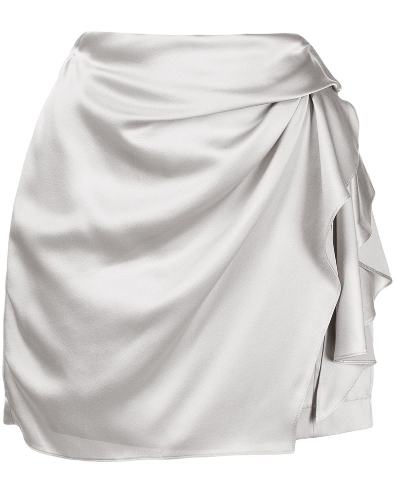 mason by michelle mason Damen Drapierter Minirock OR8237 mason by michelle mason Damen Drapierter Minirock OR8237