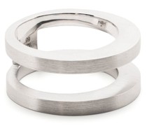 Ring aus Sterlingsilber mit Cut-Out