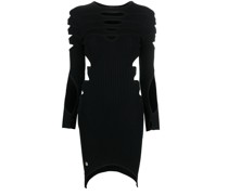 Gestricktes Minikleid mit Cut-Out