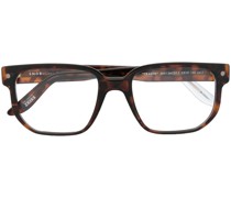 Brille mit doppelten Gläsern