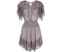 Midikleid mit Rüschen