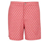 Badeshorts mit Blumen-Print