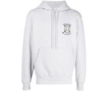 Hoodie mit Logo-Stickerei