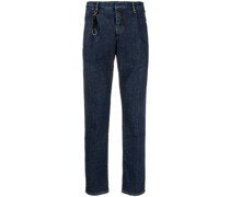 Tapered-Jeans mit Anhänger