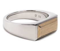 Eckiger Peaky Ring