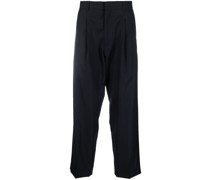 Bundfaltenhose mit geradem Bein
