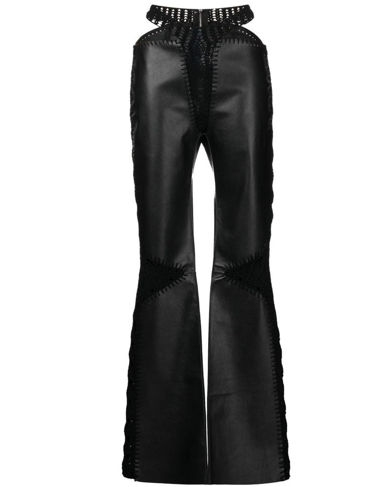 Dion Lee Damen Gehäkelte Hose