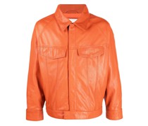 Hemdjacke aus Leder