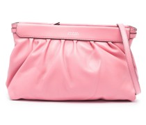 Clutch mit Logo-Print