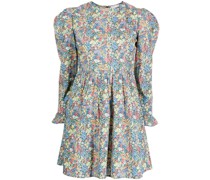 Minikleid mit Blumen-Print