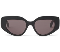 Cat-Eye-Sonnenbrille mit KL-Monogramm