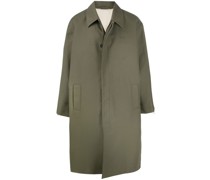 Trenchcoat mit Logo-Schild