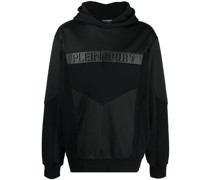 Hoodie mit Logo-Prägung