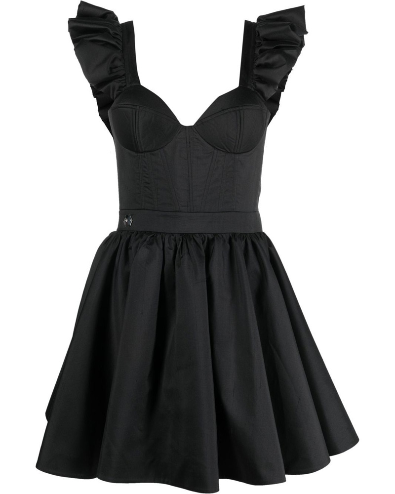 Philipp Plein Damen Minikleid mit Volants