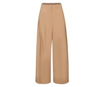 Drew pleated wide-leg trousers