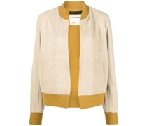 Bomberjacke aus Wildleder