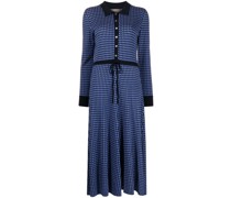 Strickkleid mit geometrischem Print