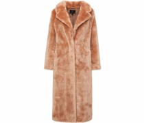 Mantel aus Faux Fur