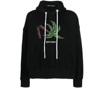 Hoodie mit Broken Palm-Motiv