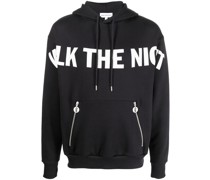 Hoodie mit Slogan-Print