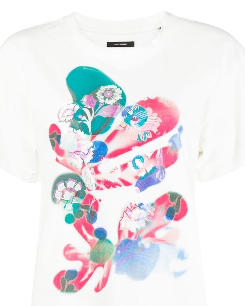 Isabel Marant Damen T-Shirt mit grafischem Print